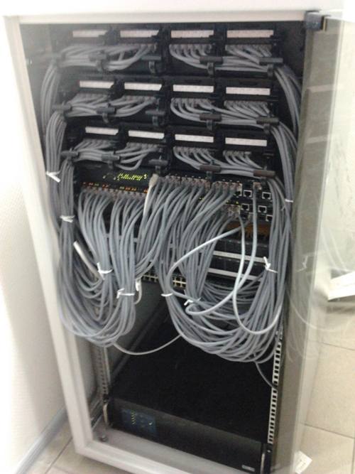 Монтаж СКС в компании МОРИОН, компоненты Molex, коммутатор CISCO Монтаж СКС в компании МОРИОН, компоненты Molex, коммутатор CISCO