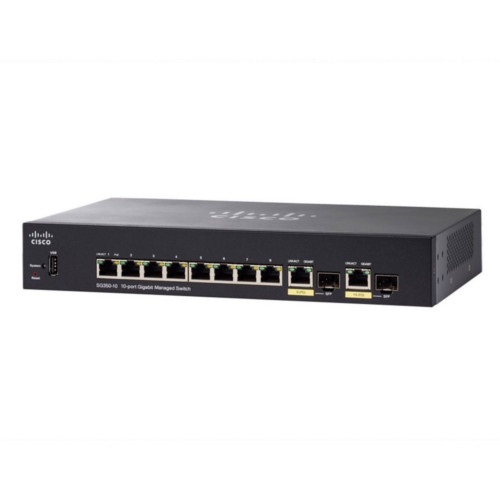 CISCO SB Коммутатор SG350-10SFP-K9-EU 10-port Gigabit Купить фото CISCO SB Коммутатор SG350-10SFP-K9-EU 10-port Gigabit Купить