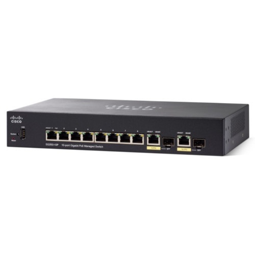 CISCO SB Коммутатор SG350-10P-K9-EU 10-port Gigabit POE Купить фото CISCO SB Коммутатор SG350-10P-K9-EU 10-port Gigabit POE Купить