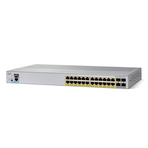 фото Cisco Catalyst 2960L Коммутатор WS-C2960L-SM-24PS Smart Managed, 24p, Gig,PoE, 4x1G SFP,LAN Lite