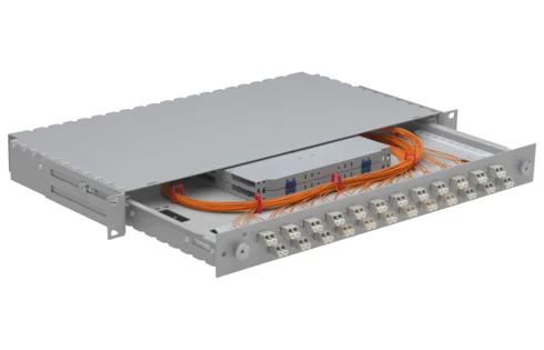 R505558 19" 1U UniRack 24xLC-Duplex G.652.D, Оптоволоконна панель R505558 19" 1U UniRack 24xLC-Duplex G.652.D, Оптоволоконна панель