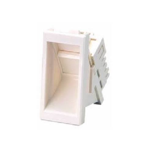 фото MOLEX MEU-00008-02 Оптический модуль Euromod 50х50мм, 2xST, SM, угловой, белый купить