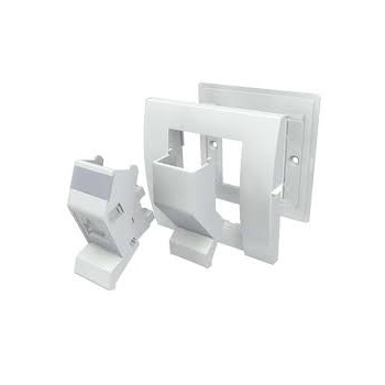 MOLEX 17-0207-02 Настенная абонентская коробка D, 1G, 40 мм, белого цвета  купить фото MOLEX 17-0207-02 Настенная абонентская коробка D, 1G, 40 мм, белого цвета  купить